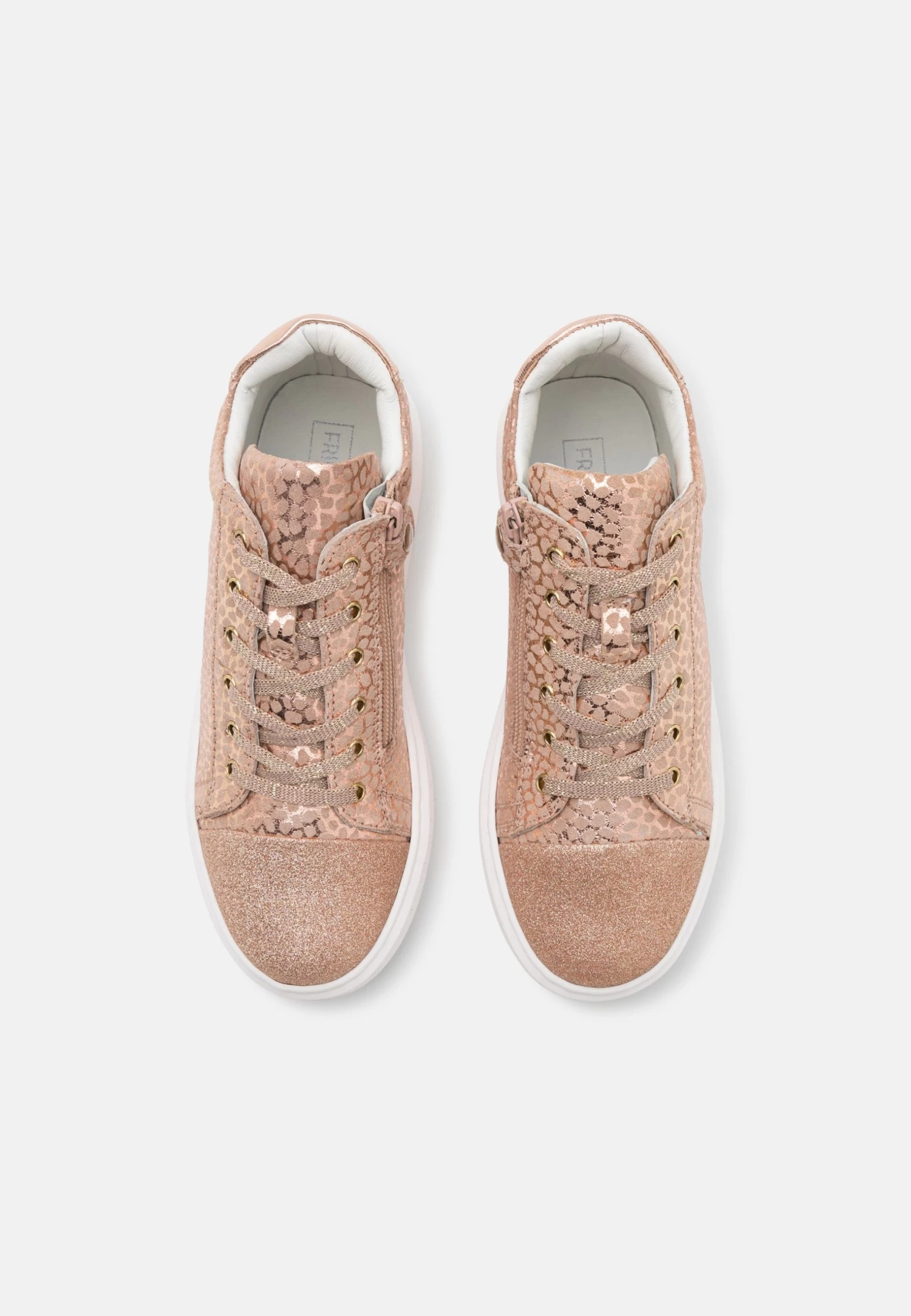 Friboo Leather - Zapatillas Altas - Rose Gold 6 Friboo Leather - Zapatillas Altas - Rose Gold - Imagen 4