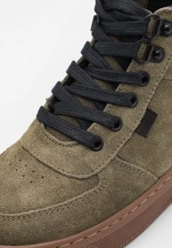 Friboo Leather - Botines Con Cordones - Khaki -Friboo 73eecdfa61fa41fdacdbb49c6547e32d