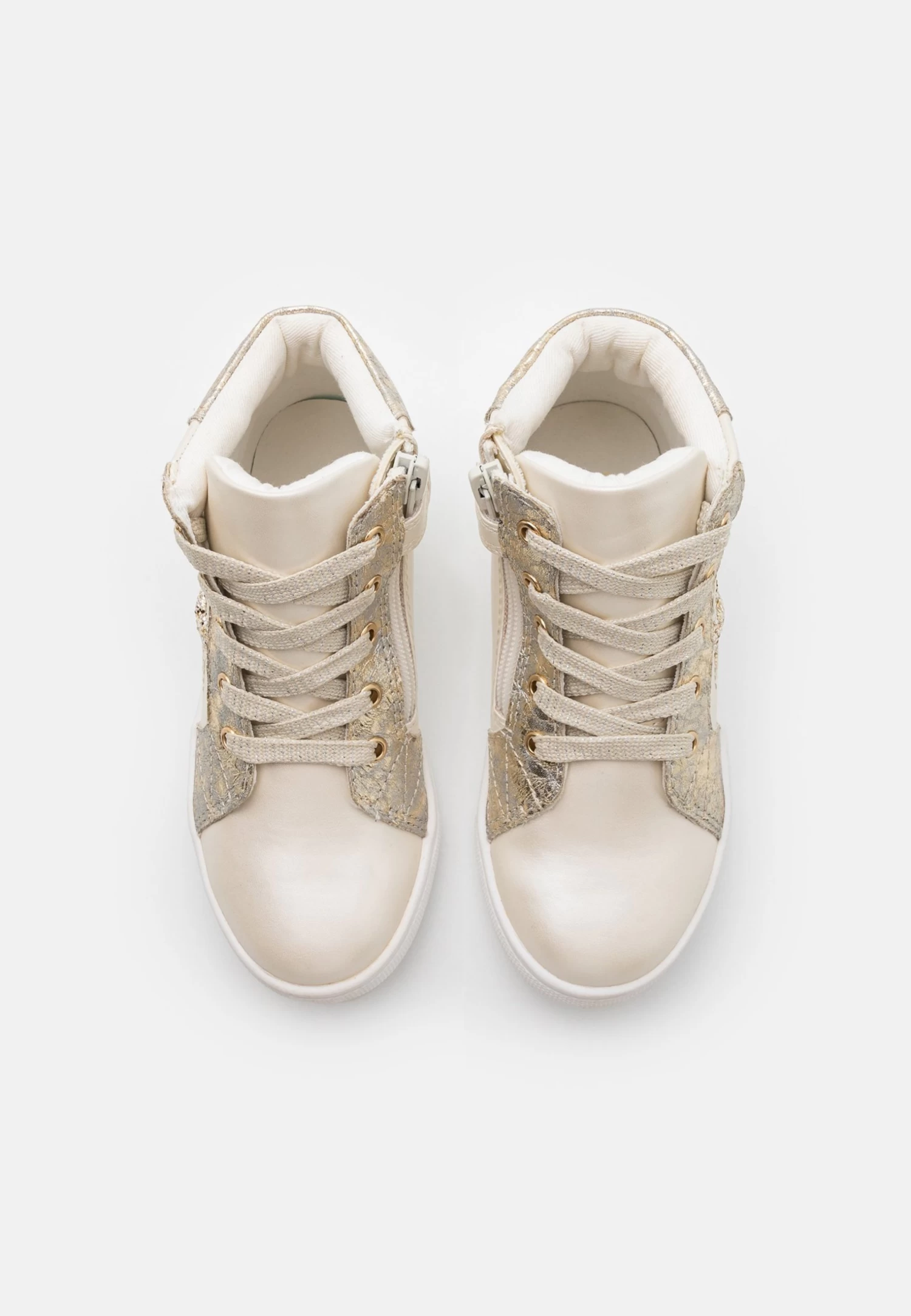 Friboo Zapatillas Altas - Off-White 6 Friboo Zapatillas Altas - Off-White - Imagen 4