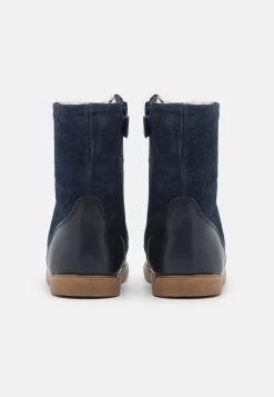 Friboo Leather - Botas Para La Nieve - Dark Blue -Friboo 9dc11cdccb9349adb205410a04cd74f1