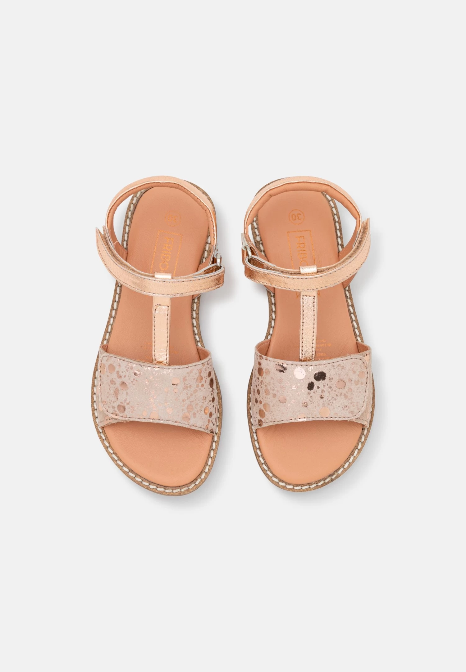 Friboo Leather - Sandalias - Rose Gold Coloured 6 Friboo Leather - Sandalias - Rose Gold Coloured - Imagen 4