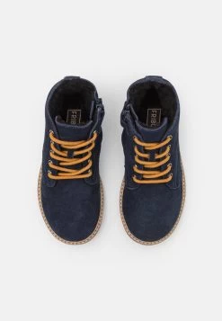 Friboo Leather - Botines Con Cordones - Dark Blue -Friboo b81ea9a0277246aaa7fca2ab5c1c3105