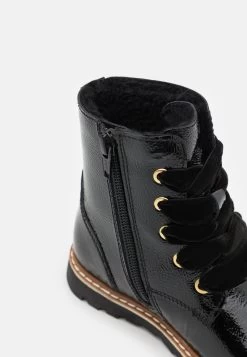 Friboo Leather - Botines Con Cordones - Black -Friboo e7b98459d0804c45a204ca1fc7709682