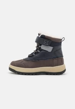 Friboo Botines Con Cordones - Brown