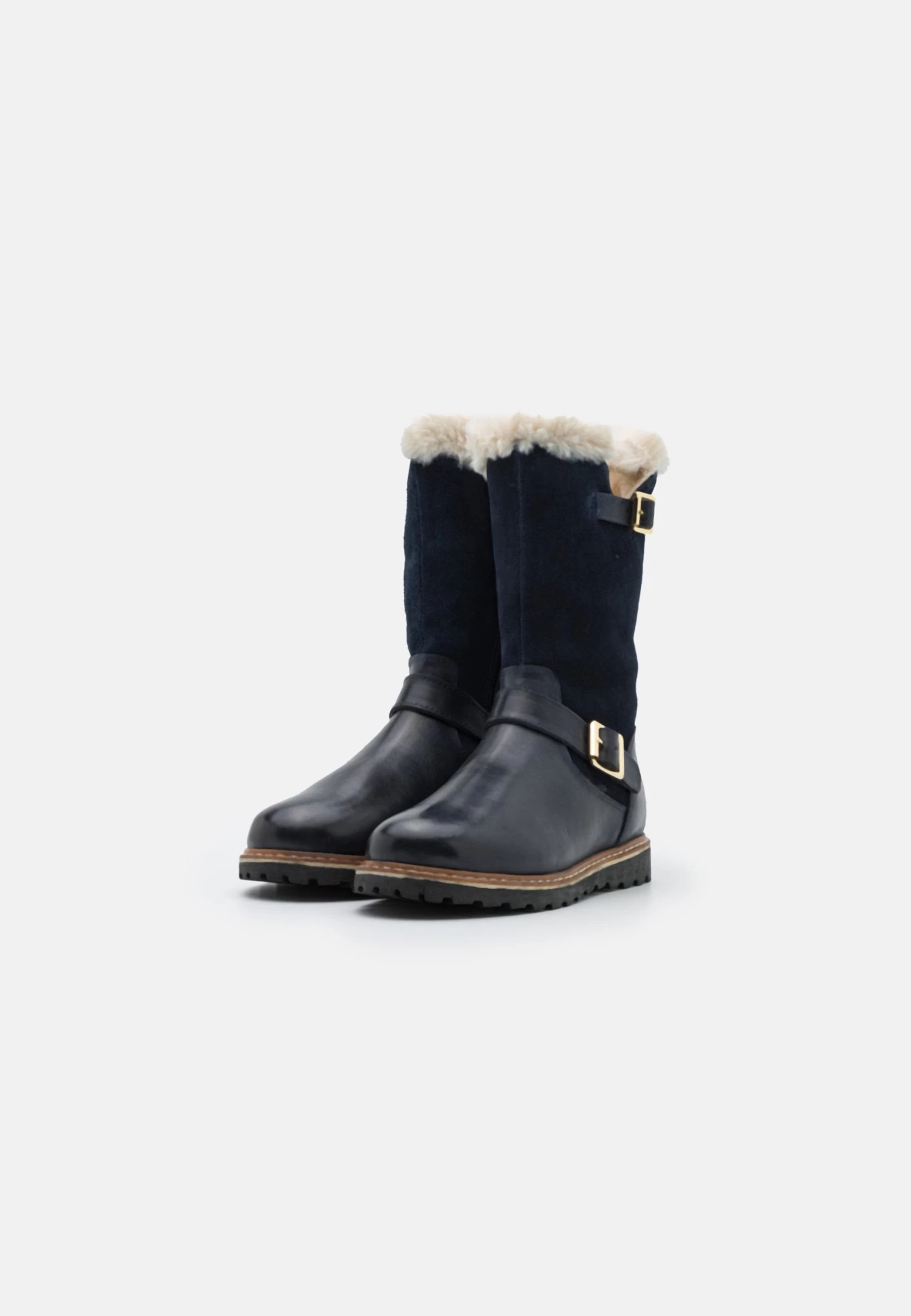 Friboo Leather - Botas Para La Nieve - Dark Blue 4 Friboo Leather - Botas Para La Nieve - Dark Blue - Imagen 2